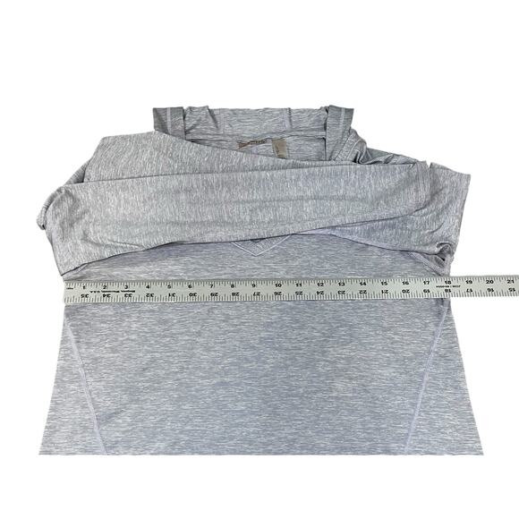 Zella Women's To & Fro Long Sleeve Hooded Lightweight Pullover Purple/Gray Sz S - Picture 6 of 10